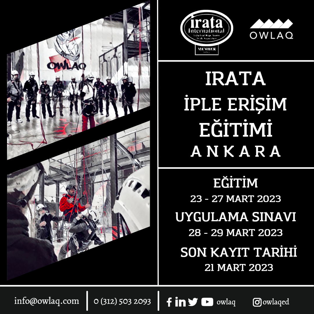 IRATA MART 2023 İple Erişim Duyurusu !